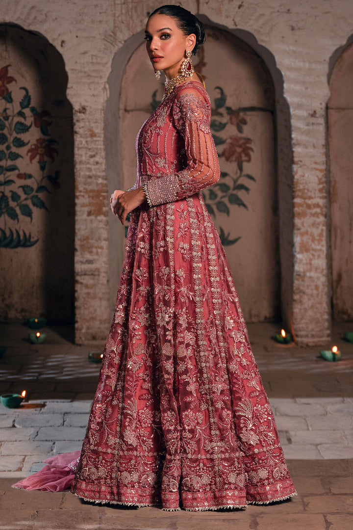 4827-RAYAH EMBROIDERED SILK NET UNSTITCHED