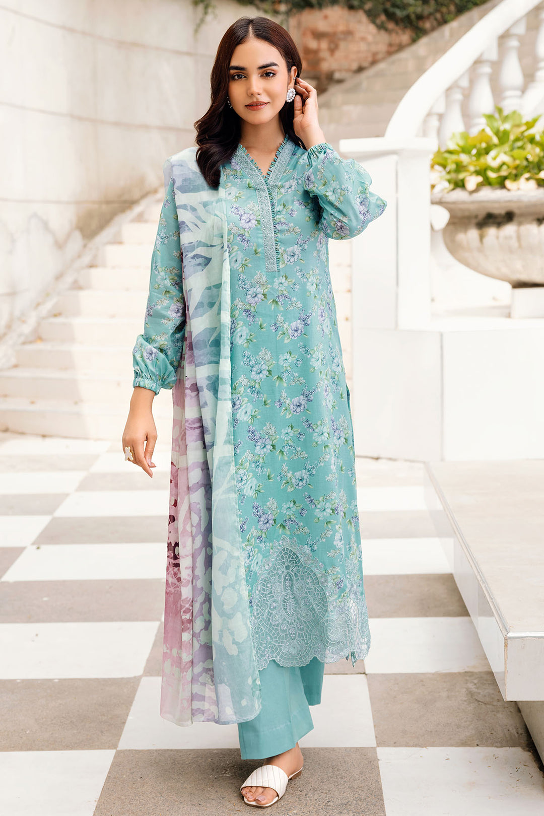4889-AFSA DIGITAL PRINTED LAWN STITCHED