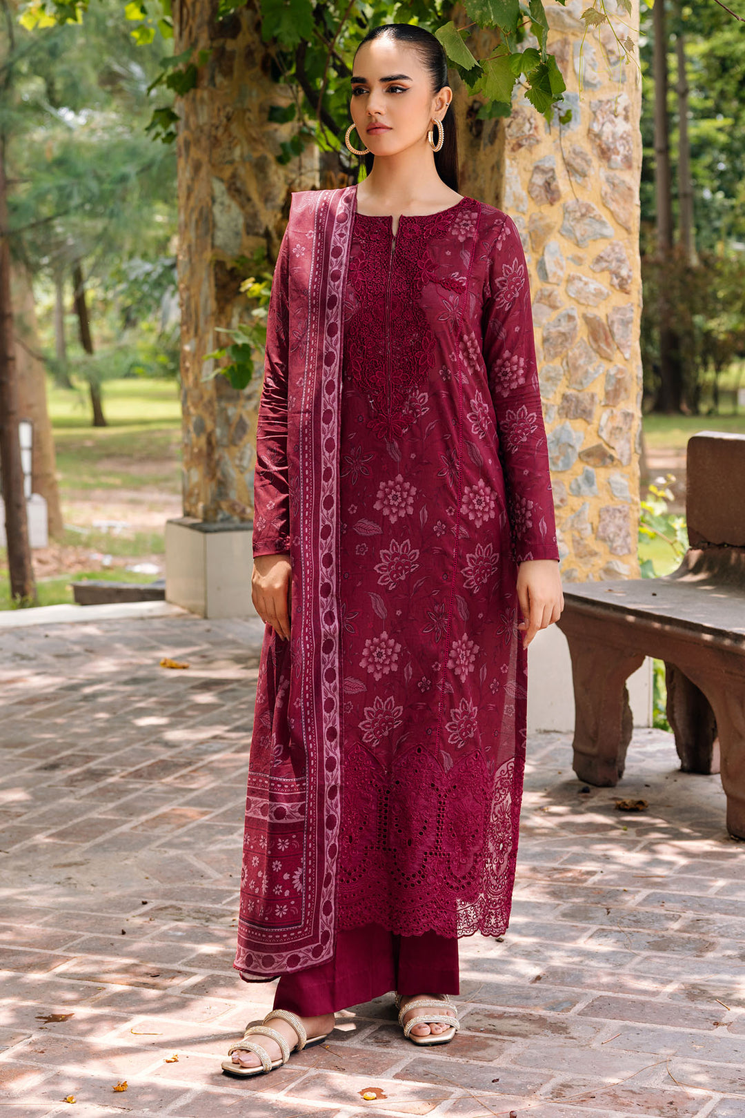 4891-ANABIA DIGITAL PRINTED LAWN STITCHED