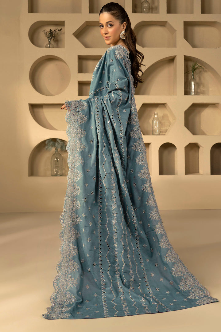 4901-AAMIRA EMBROIDERED KHADDAR SHAWL