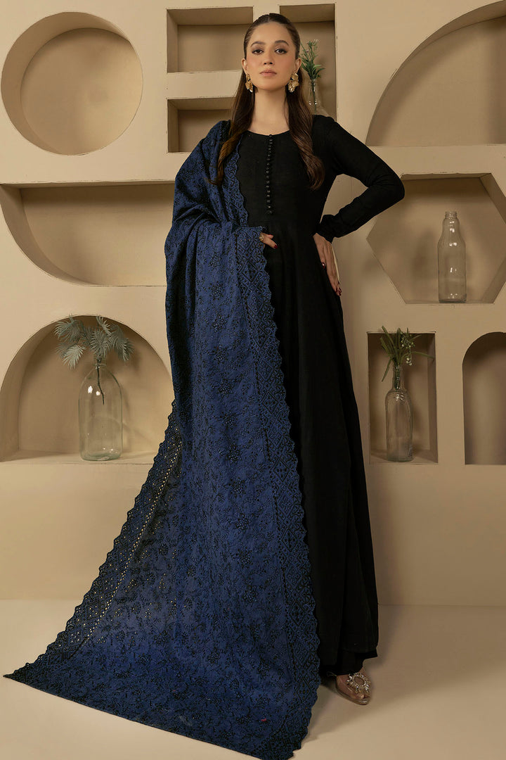 4908-ALIMA EMBROIDERED KHADDAR SHAWL