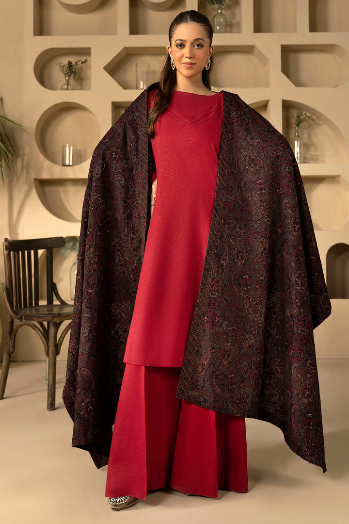 4920-HANAN EMBROIDERED KHADDAR SHAWL