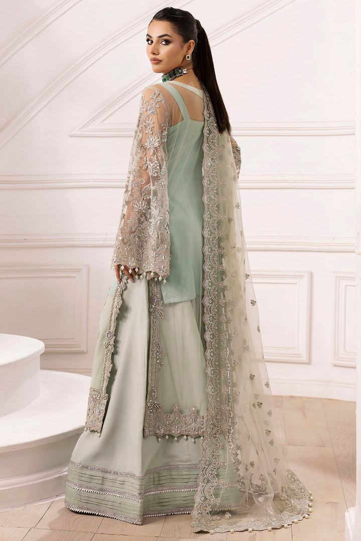 4936-JANAN EMBROIDERED SILK NET UNSTITCHED