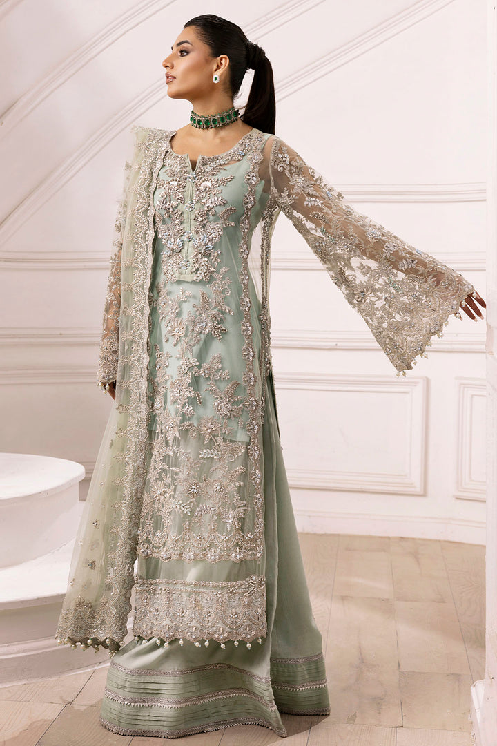 4936-JANAN EMBROIDERED SILK NET UNSTITCHED