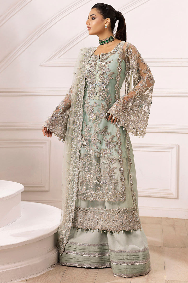 4936-JANAN EMBROIDERED SILK NET UNSTITCHED