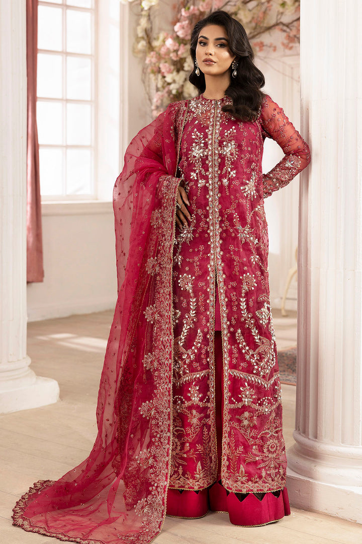 4937-HIRAETH EMBROIDERED ORGANZA UNSTITCHED