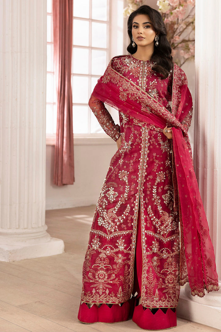4937-HIRAETH EMBROIDERED ORGANZA UNSTITCHED