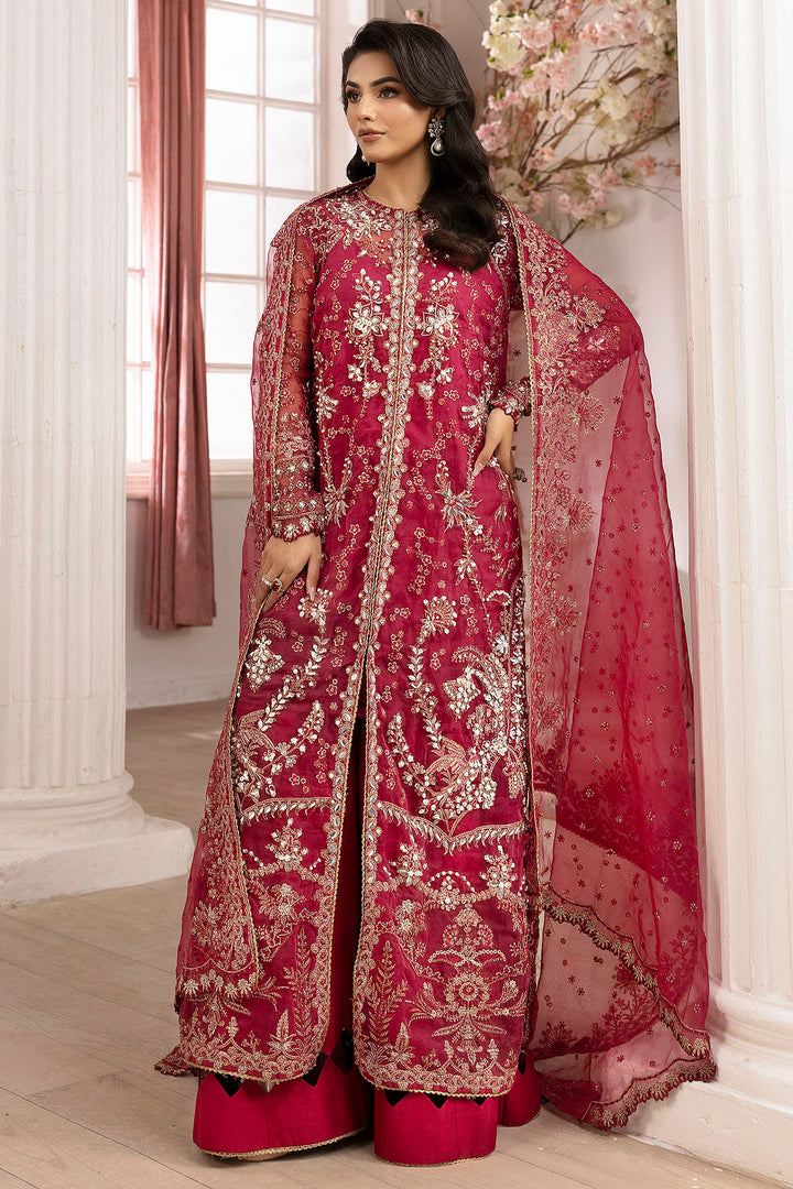 4937-HIRAETH EMBROIDERED ORGANZA UNSTITCHED