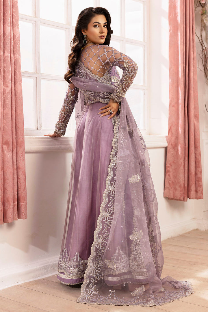 4939-YASHFA EMBROIDERED SILK NET UNSTITCHED