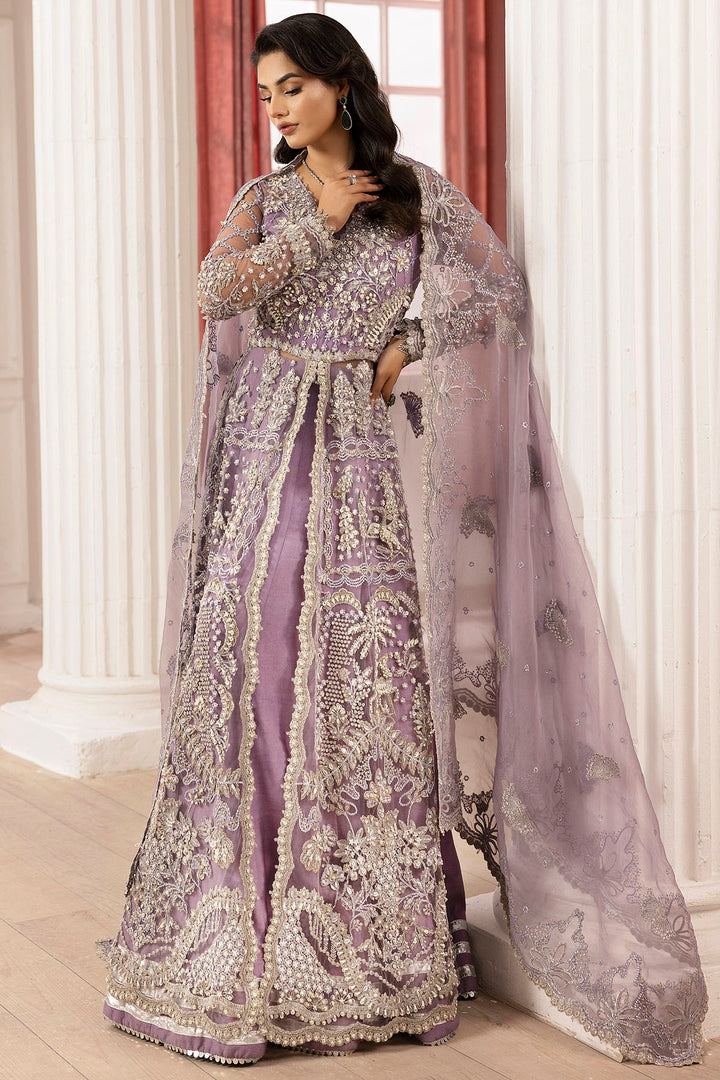 4939-YASHFA EMBROIDERED SILK NET UNSTITCHED