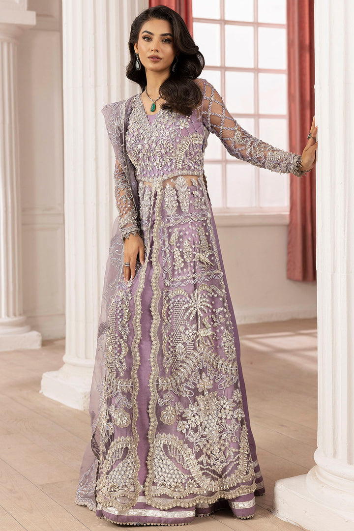 4939-YASHFA EMBROIDERED SILK NET UNSTITCHED