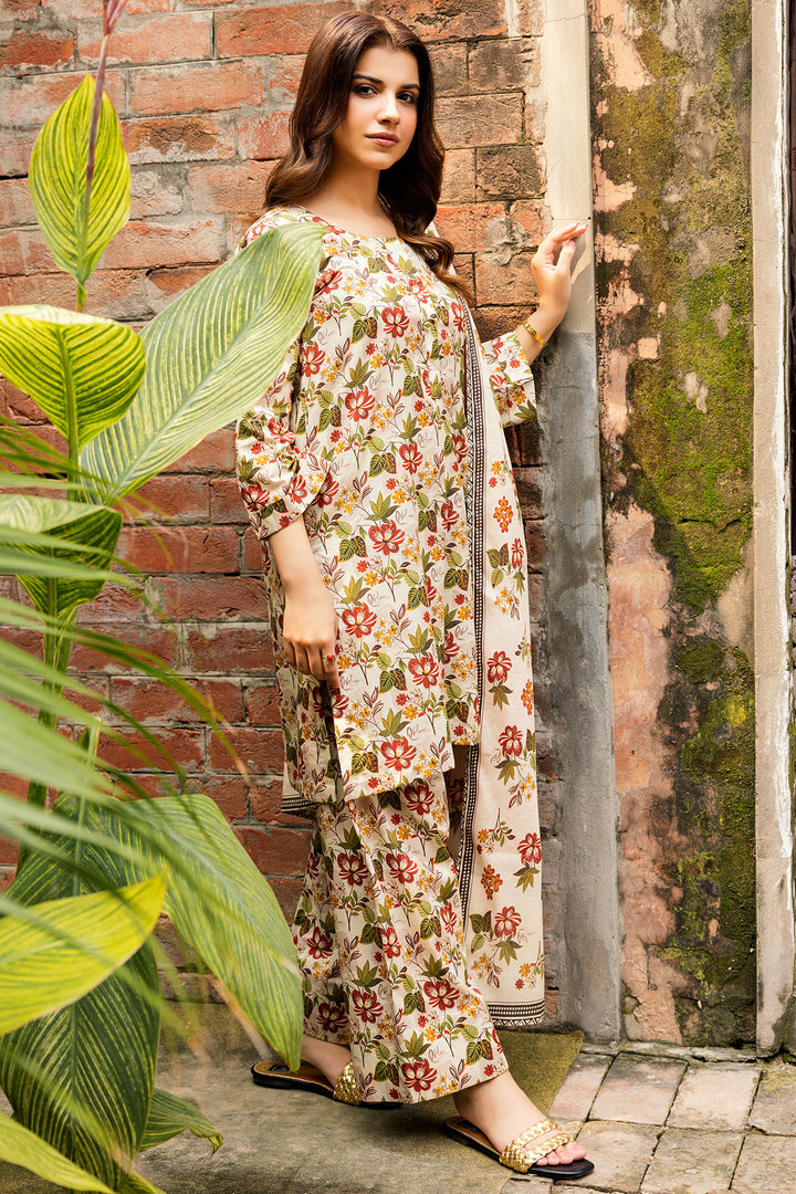 4977-SIA DIGITAL PRINTED CAMBRIC UNSTITCHED