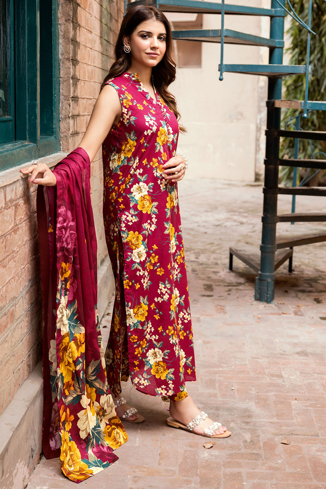 4979-ELLA DIGITAL PRINTED CAMBRIC UNSTITCHED