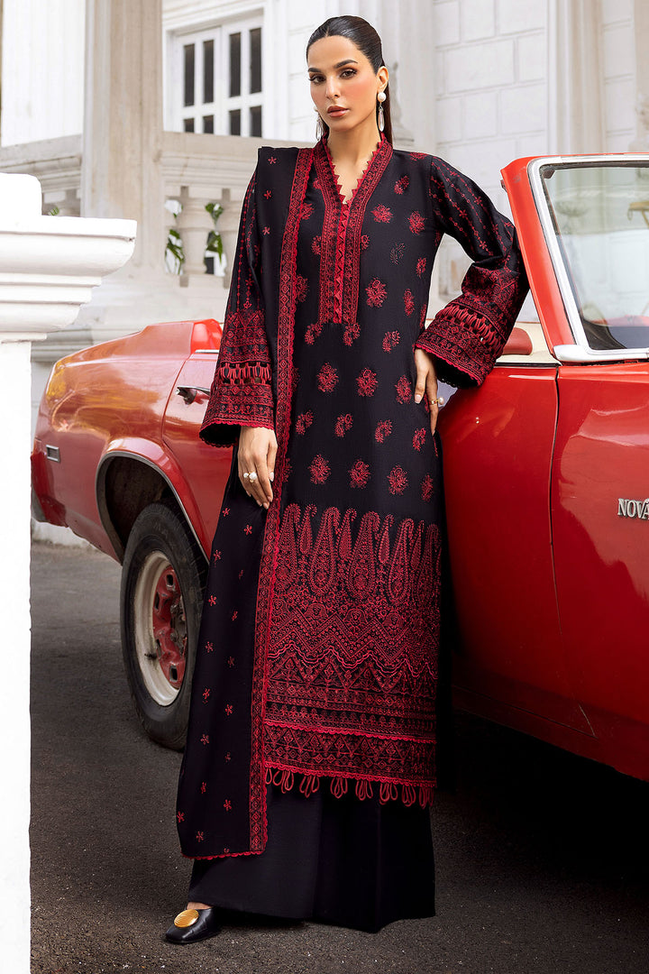 4994-ABILA EMBROIDERED KHADDAR STITCHED