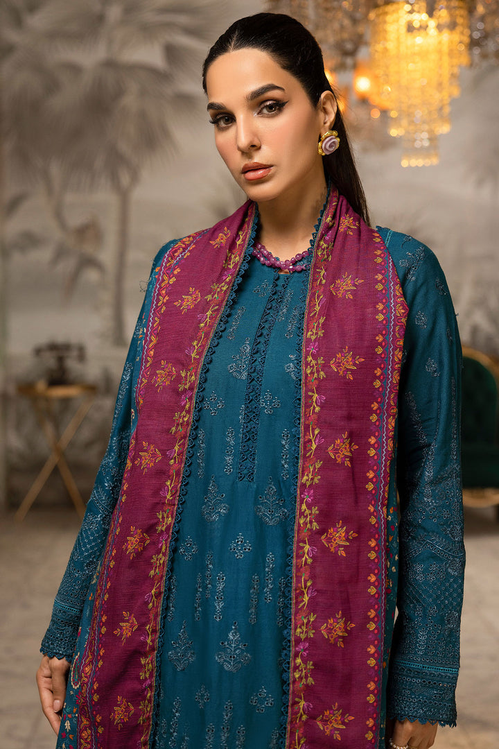 4995-AIFA EMBROIDERED KHADDAR STITCHED