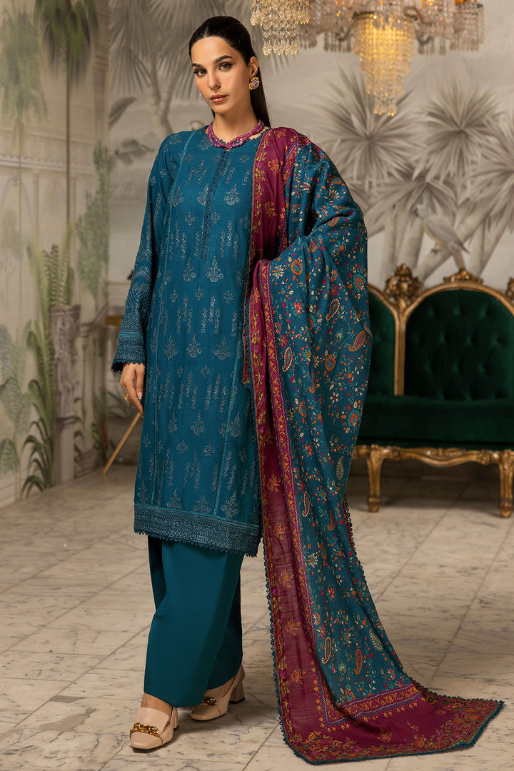 4995-AIFA EMBROIDERED KHADDAR STITCHED