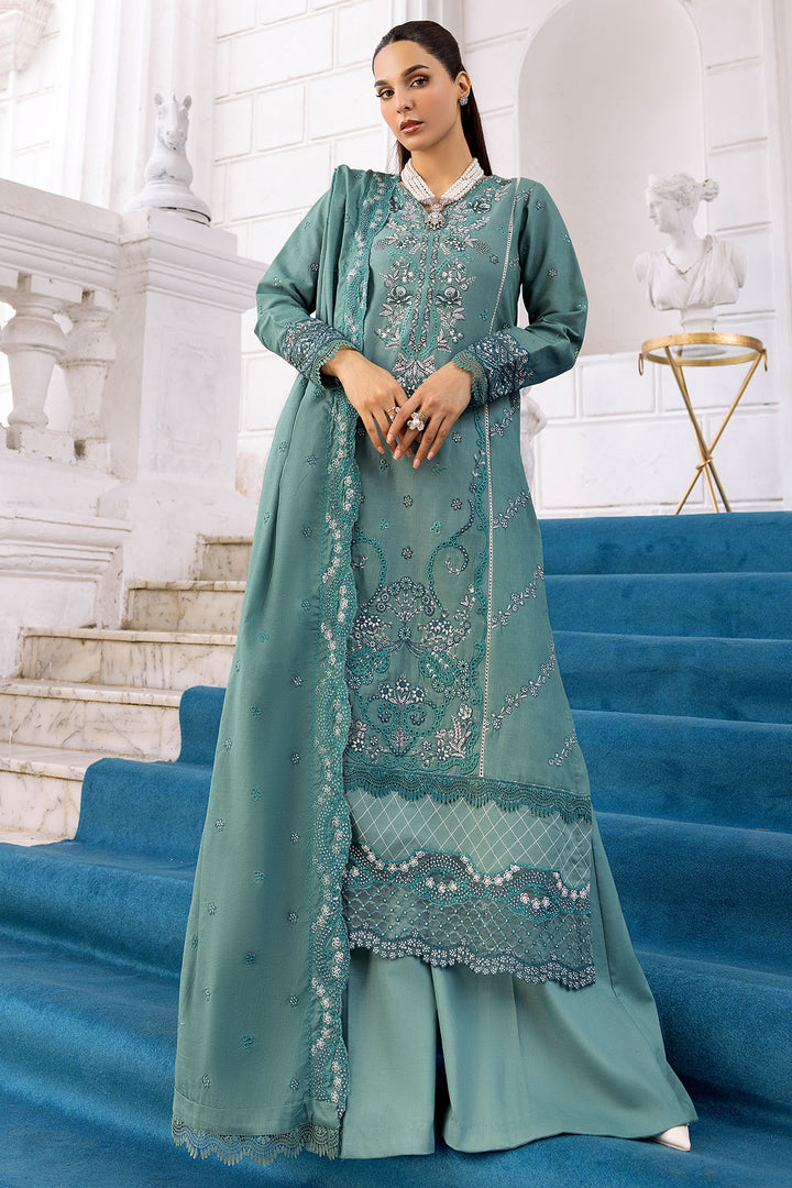 4999-FADIL EMBROIDERED KHADDAR STITCHED