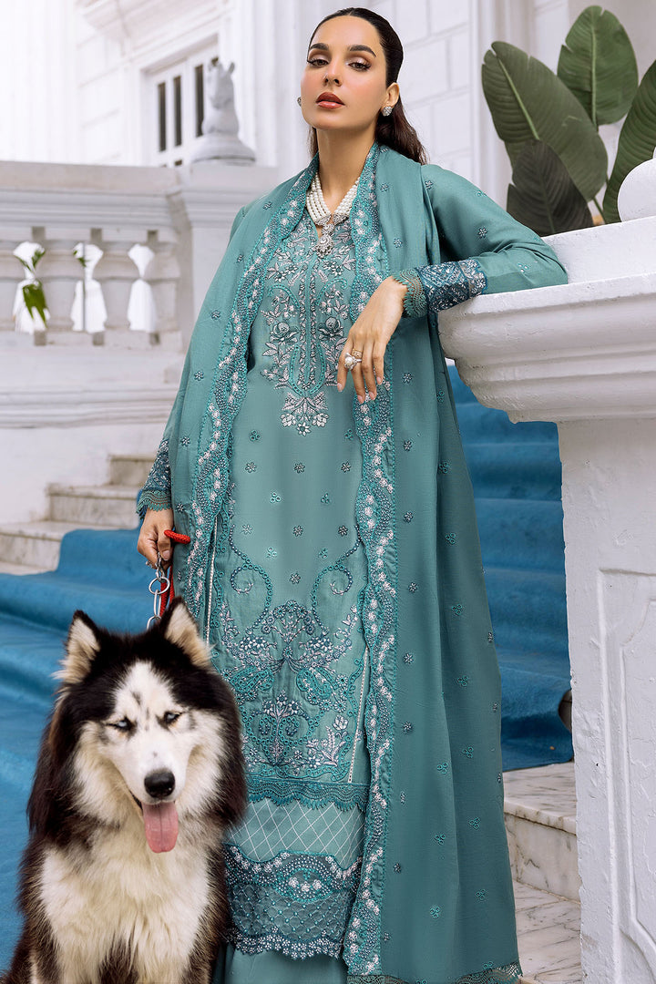 4999-FADIL EMBROIDERED KHADDAR STITCHED