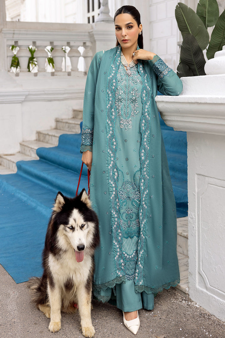 4999-FADIL EMBROIDERED KHADDAR STITCHED