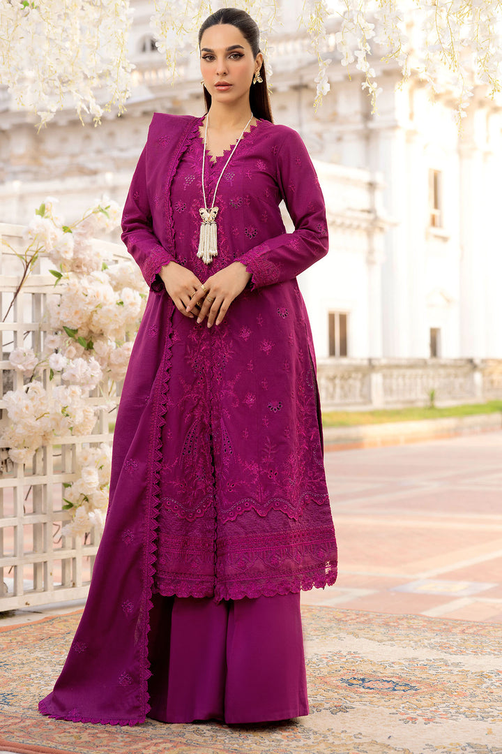 5000-NOORIE EMBROIDERED KHADDAR STITCHED