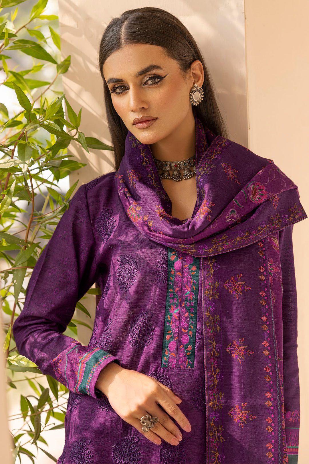 5023-URSHIA DIGITAL PRINTED KHADDAR UNSTITCHED