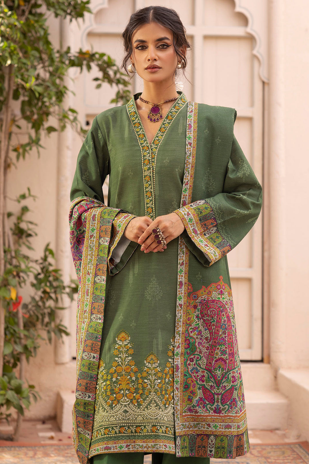5024-TAIMA DIGITAL PRINTED KHADDAR UNSTITCHED
