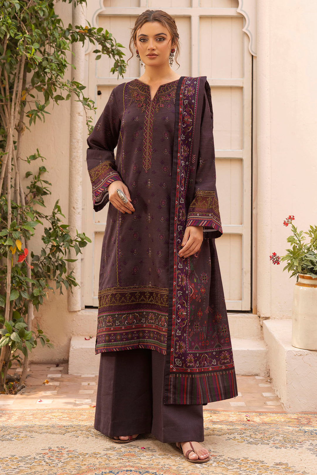5030-IZDIHAR DIGITAL PRINTED KHADDAR UNSTITCHED