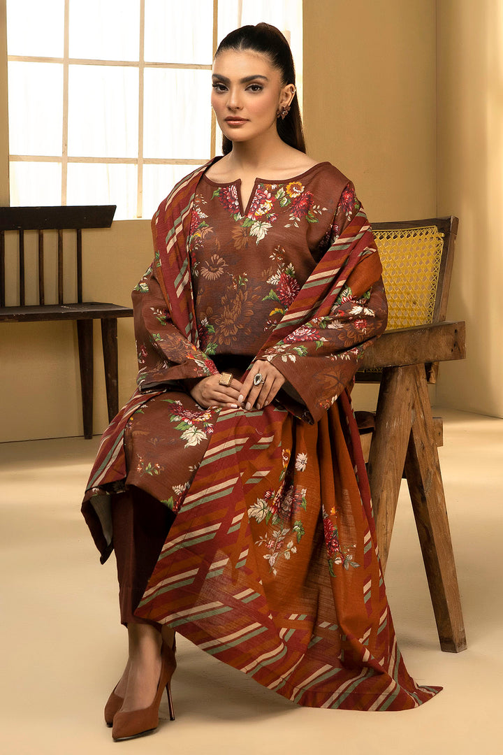5038-MOEZA DIGITAL PRINTED KHADDAR UNSTITCHED