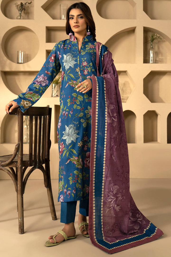 5039-TANNAZ DIGITAL PRINTED KHADDAR UNSTITCHED