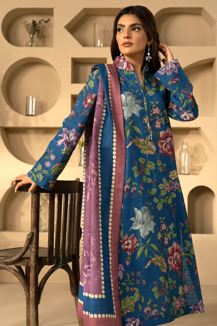 5039-TANNAZ DIGITAL PRINTED KHADDAR UNSTITCHED