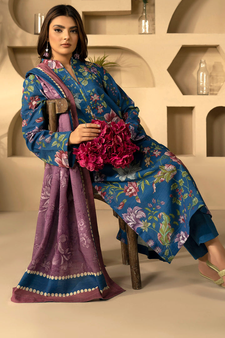5039-TANNAZ DIGITAL PRINTED KHADDAR UNSTITCHED