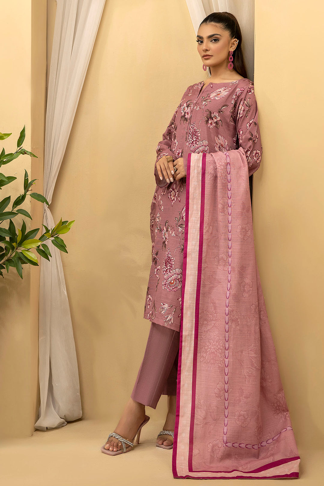 5040-JAANANAH DIGITAL PRINTED KHADDAR UNSTITCHED