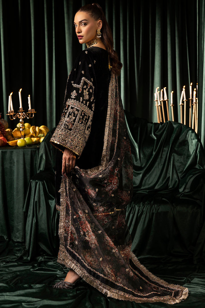 5097-TANISHA EMBROIDERED VELVET UNSTITCHED