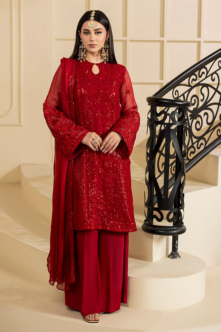 5133-ARIA EMBROIDERED CRINKLE CHIFFON UNSTITCHED