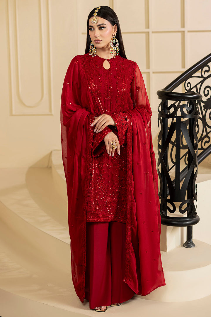 5133-ARIA EMBROIDERED CRINKLE CHIFFON UNSTITCHED