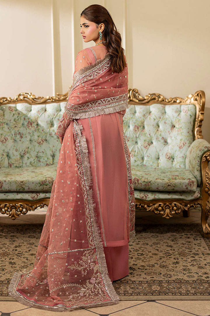 5134-SUMMER EMBROIDERED ORGANZA UNSTITCHED
