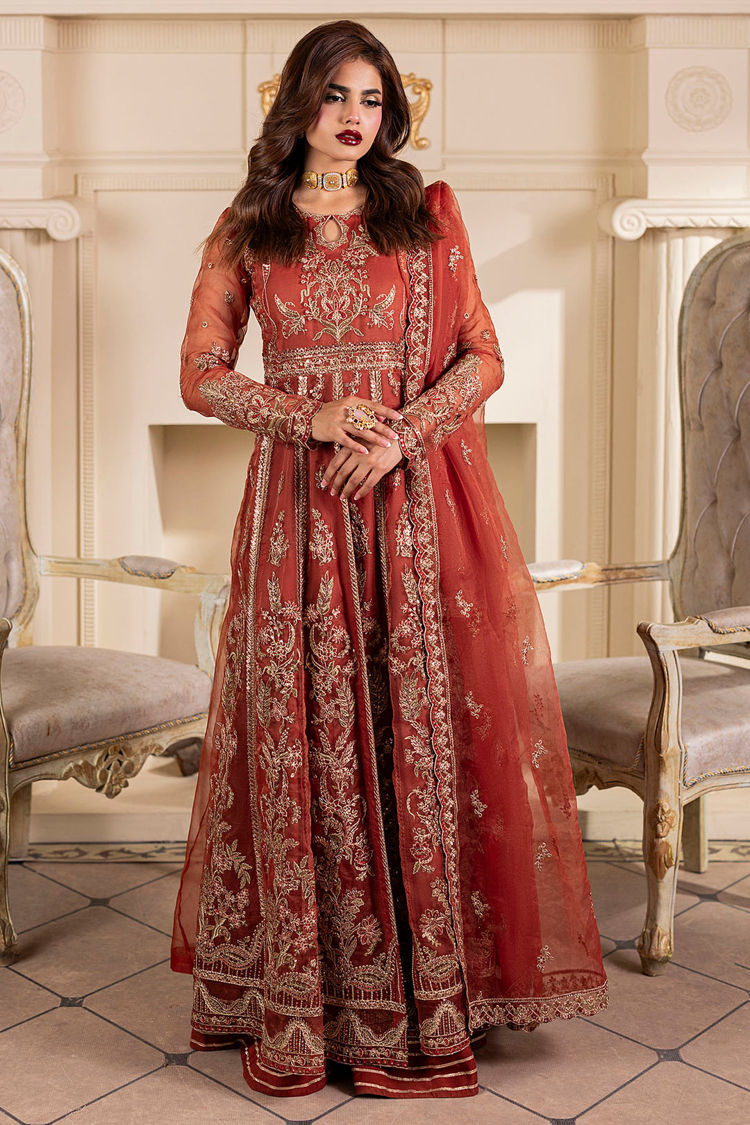 formal unstitched dresses Maria B - Soiree Unstitched Formals - Design 02