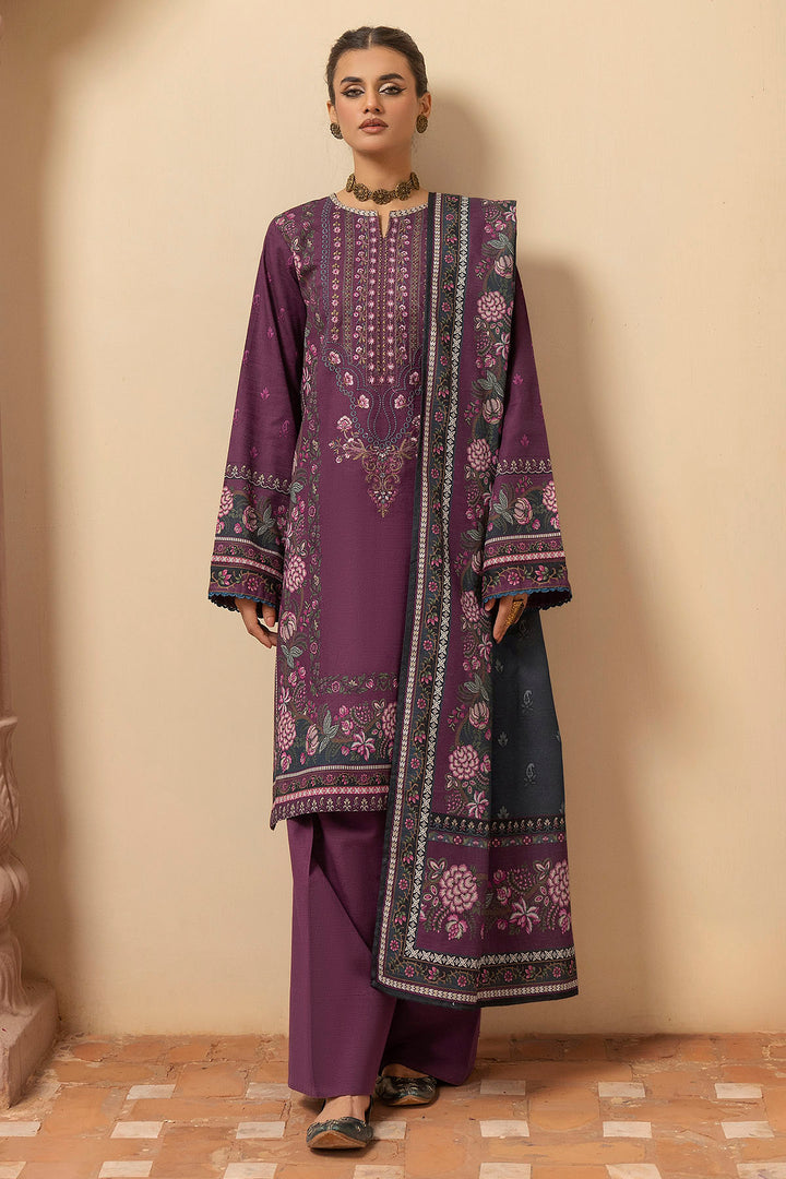 5201-ZEEVA EMBROIDERED KHADDAR UNSTITCHED