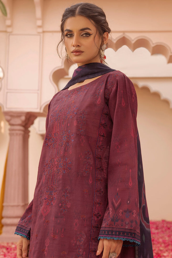 5206-RIFAYA EMBROIDERED KHADDAR UNSTITCHED