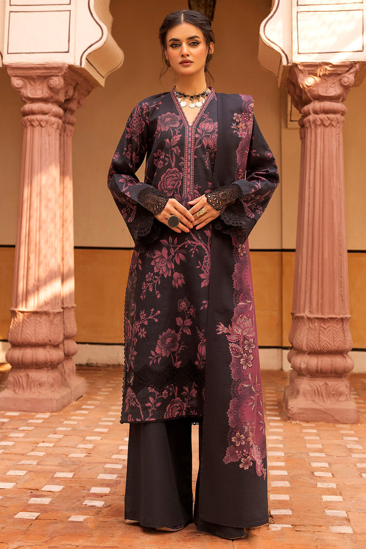 5207-NURA EMBROIDERED KHADDAR UNSTITCHED