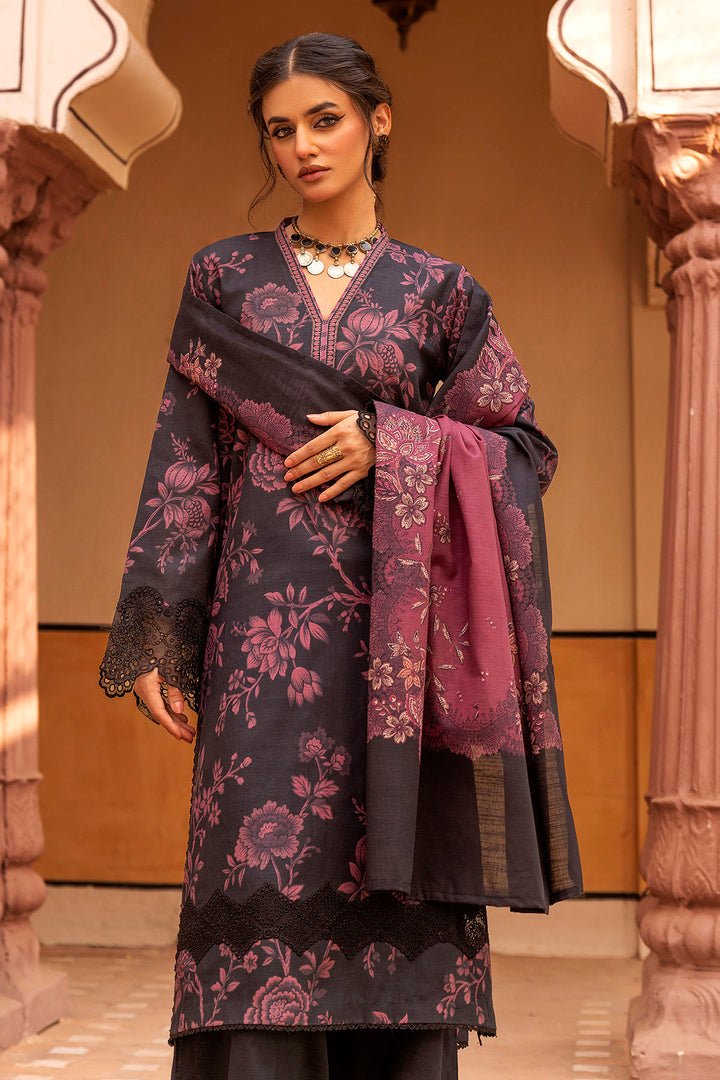 5207-NURA EMBROIDERED KHADDAR UNSTITCHED