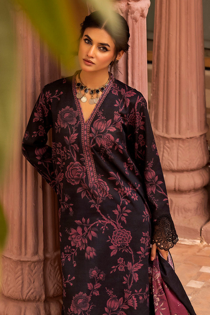 5207-NURA EMBROIDERED KHADDAR UNSTITCHED