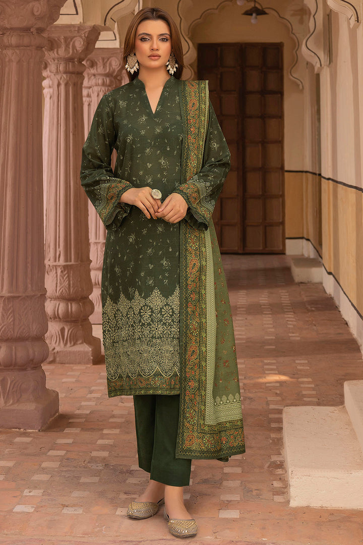 5209-JAZMIN EMBROIDERED KHADDAR UNSTITCHED