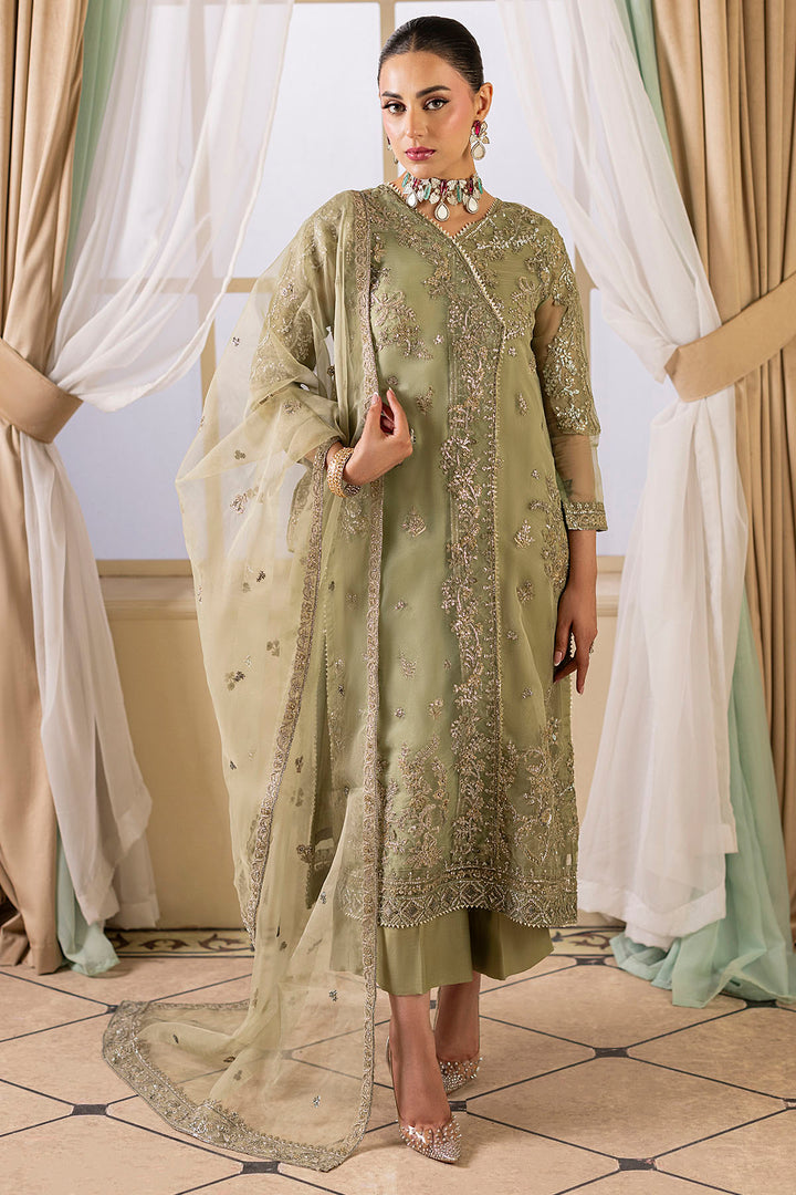 5250-JULIA EMBROIDERED ORGANZA STITCHED