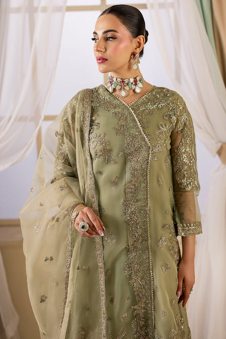 5250-JULIA EMBROIDERED ORGANZA STITCHED