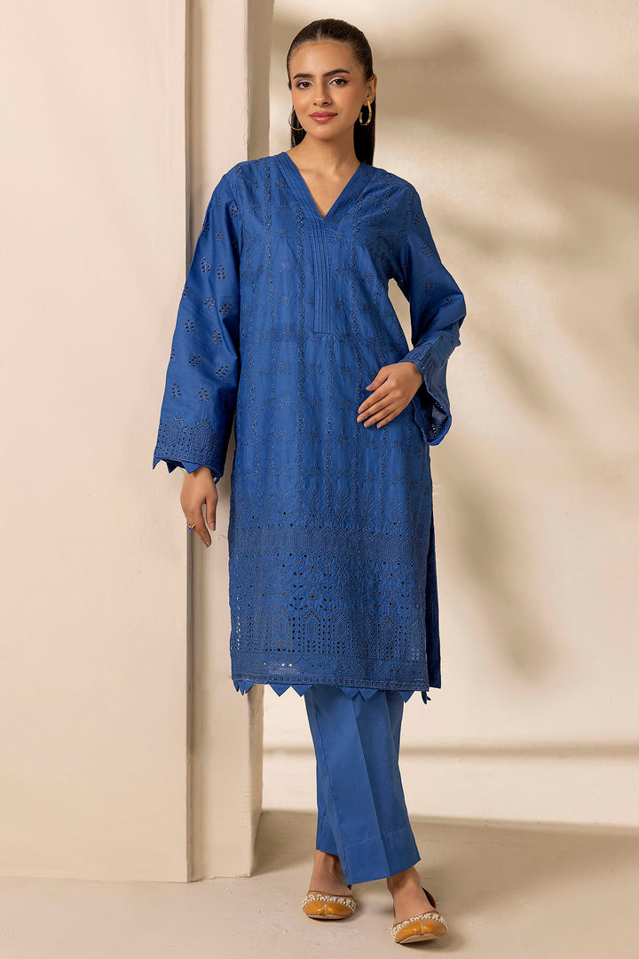 5271-ZIRCON EMBROIDERED CAMBRIC STITCHED