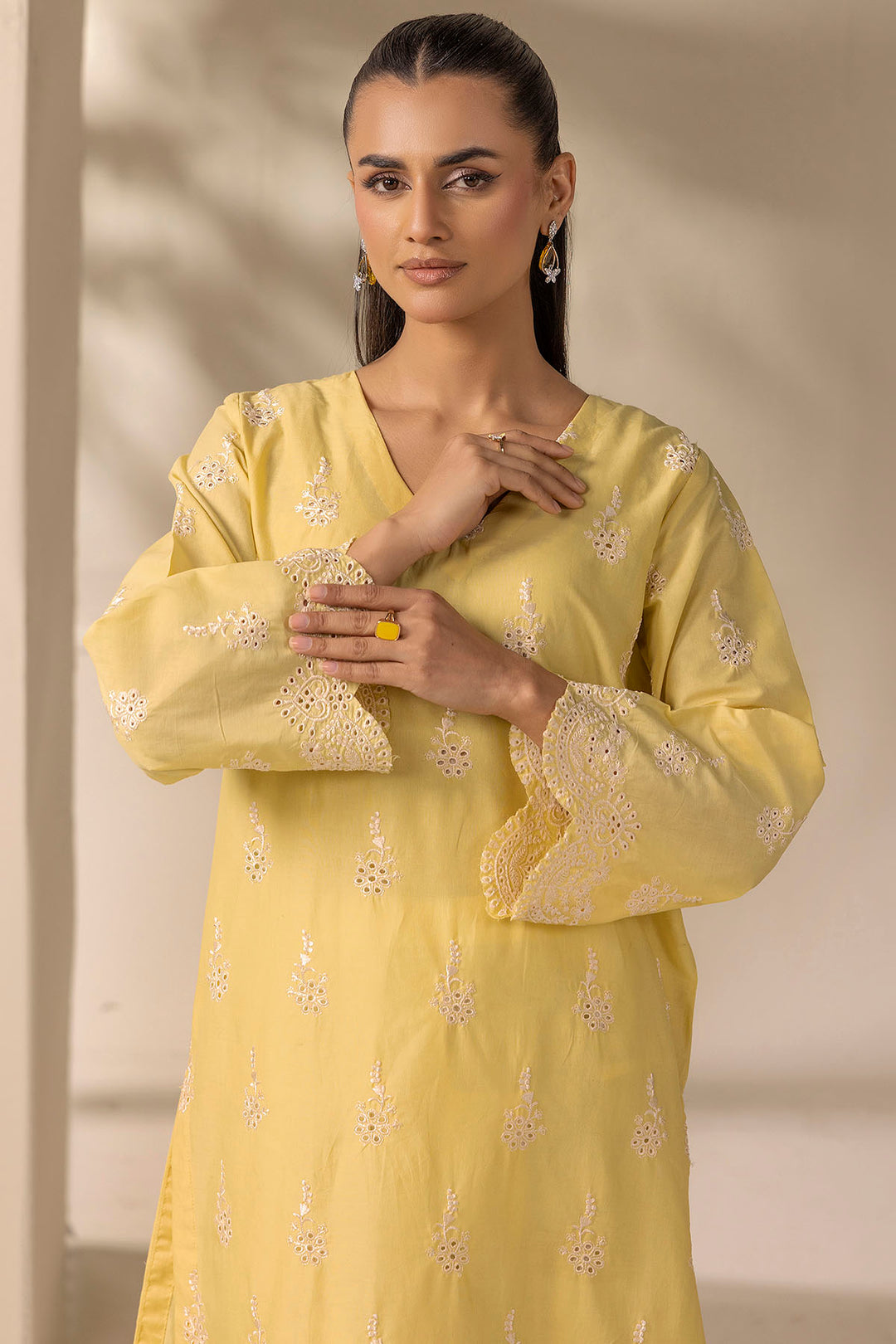 5275-TOPAZ EMBROIDERED CAMBRIC STITCHED
