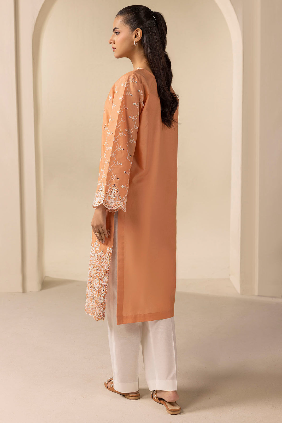5279-MOONSTONE EMBROIDERED CAMBRIC STITCHED
