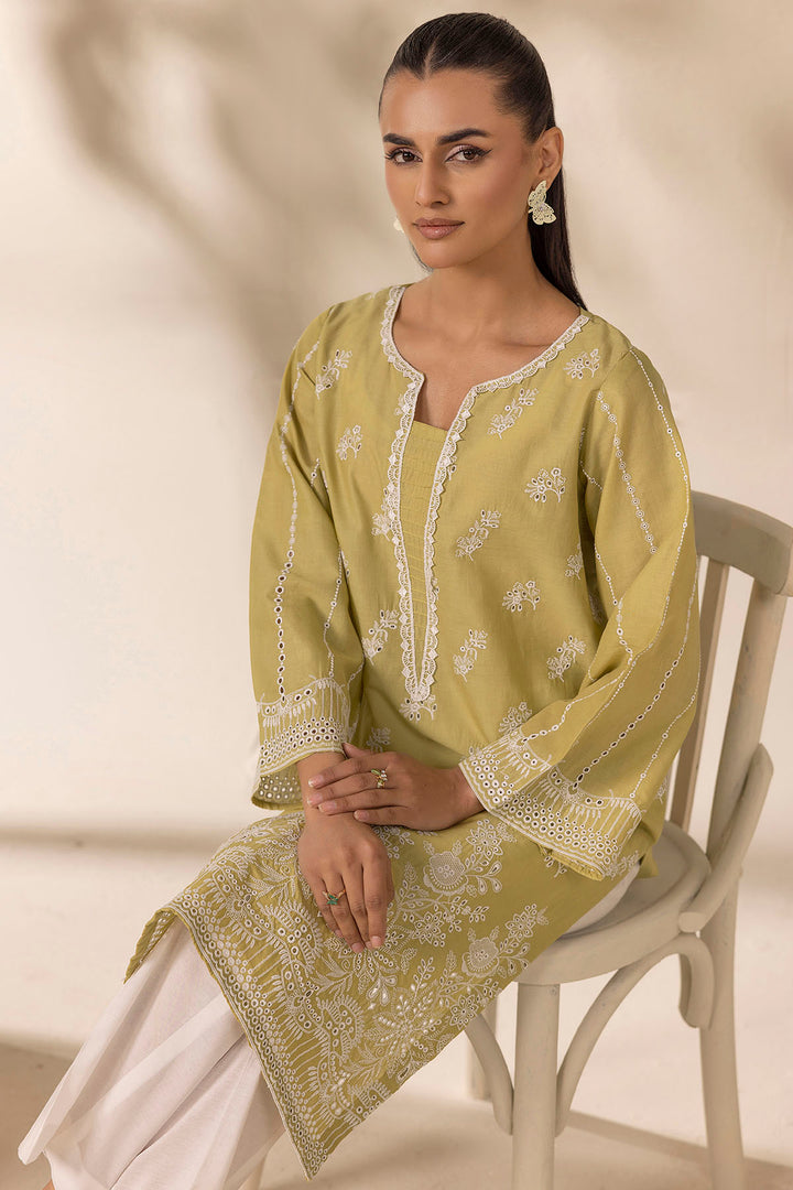 5282-DIANTHUS EMBROIDERED CAMBRIC STITCHED