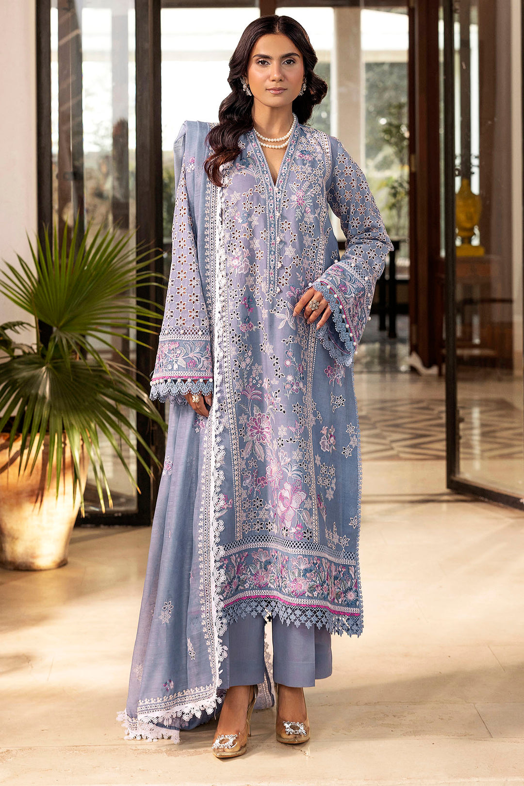 2025 MOTIFZ PREMIUM EMBROIDERED LAWN VOL 1